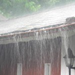 Overflowing Gutters Damage Foundations