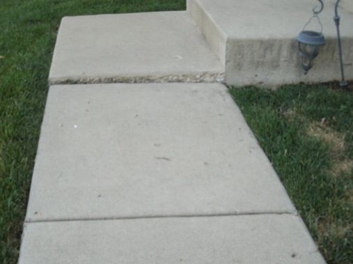 Sinking Sidewalk