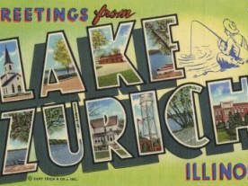 Lake Zurich Postcard