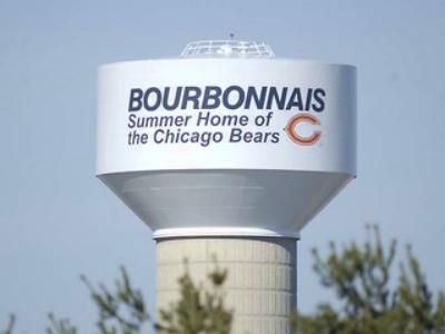 Bears Bourbonnais Water Tower