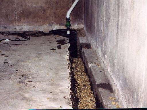 Foundation Waterproofing Basics: Interior Drain Tile