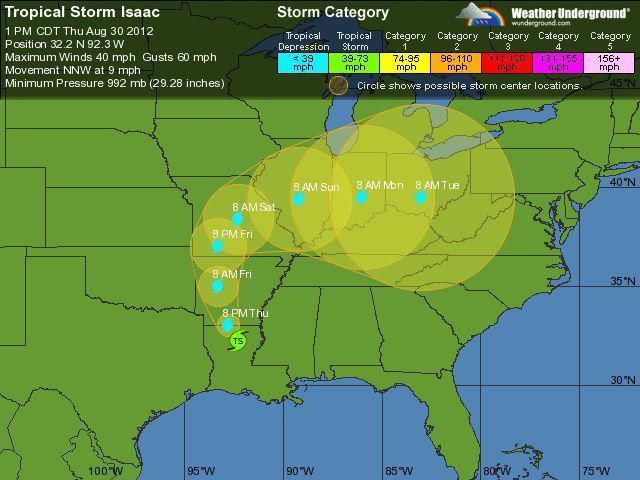 Will Hurricane Isaac Cause Basement Water Problems in Chicago?